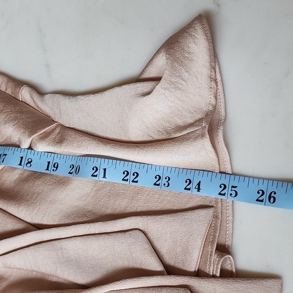 Zara shimmering sand gold blouse size medium - Picture 8 of 10